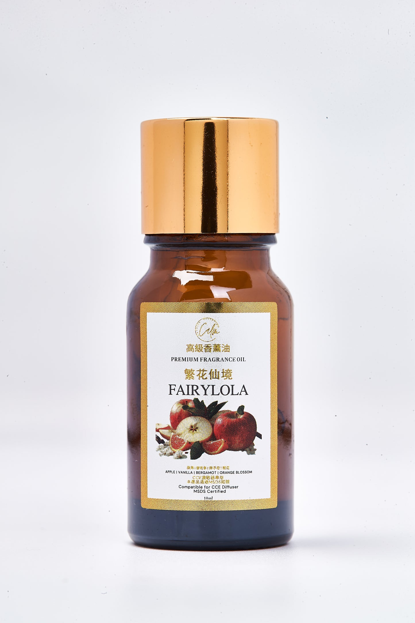 Calm Candles Essential - Fairylola Fragrance Oil Infused with Bergamot, Apple & Vanilla for Diffusers, Soap Making, Candles, Lotion, Home Scents, Linen Spray, Bath Bombs, Waterless Diffusers (50mL)