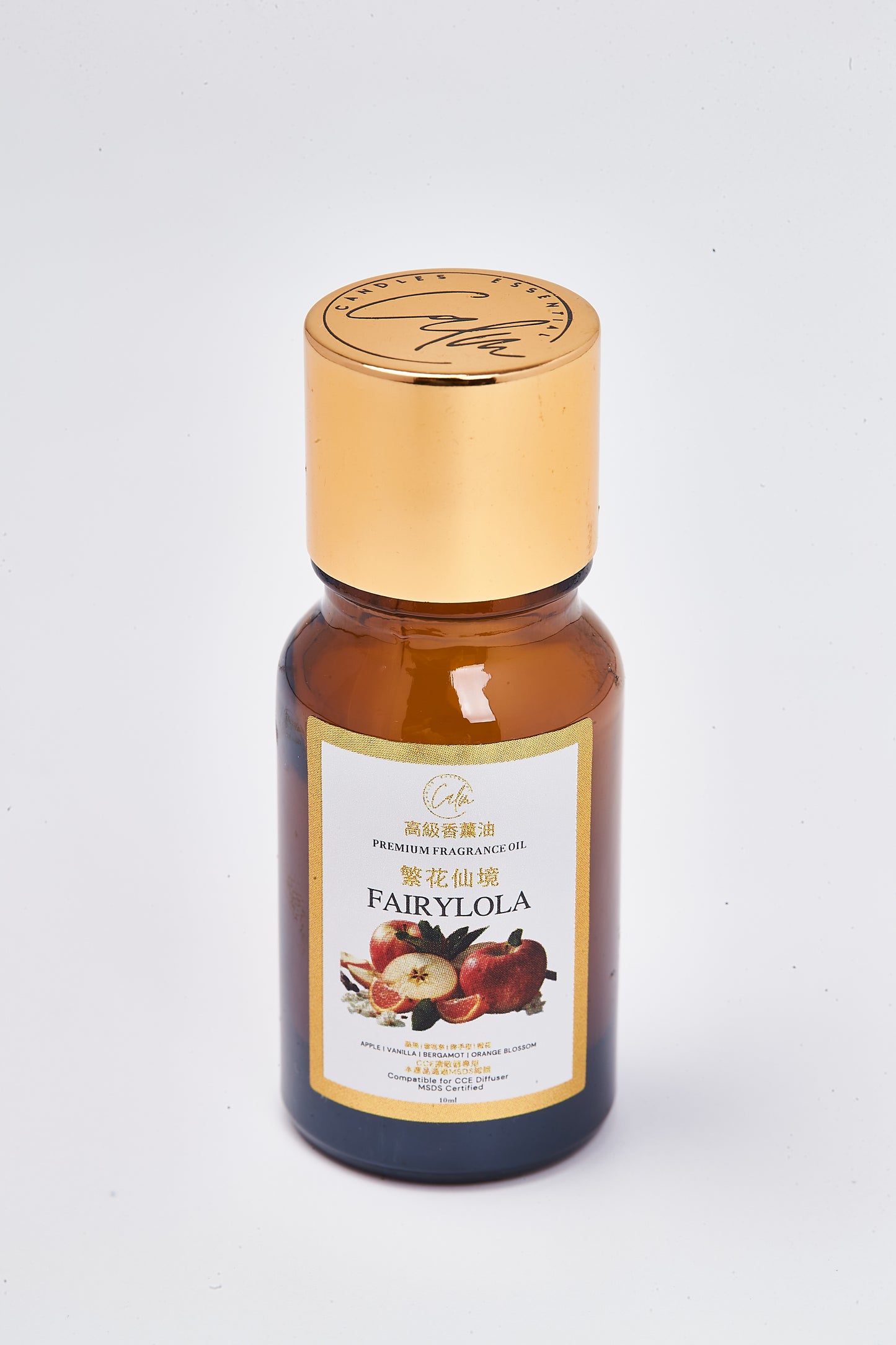 Calm Candles Essential - Fairylola Fragrance Oil Infused with Bergamot, Apple & Vanilla for Diffusers, Soap Making, Candles, Lotion, Home Scents, Linen Spray, Bath Bombs, Waterless Diffusers (50mL)