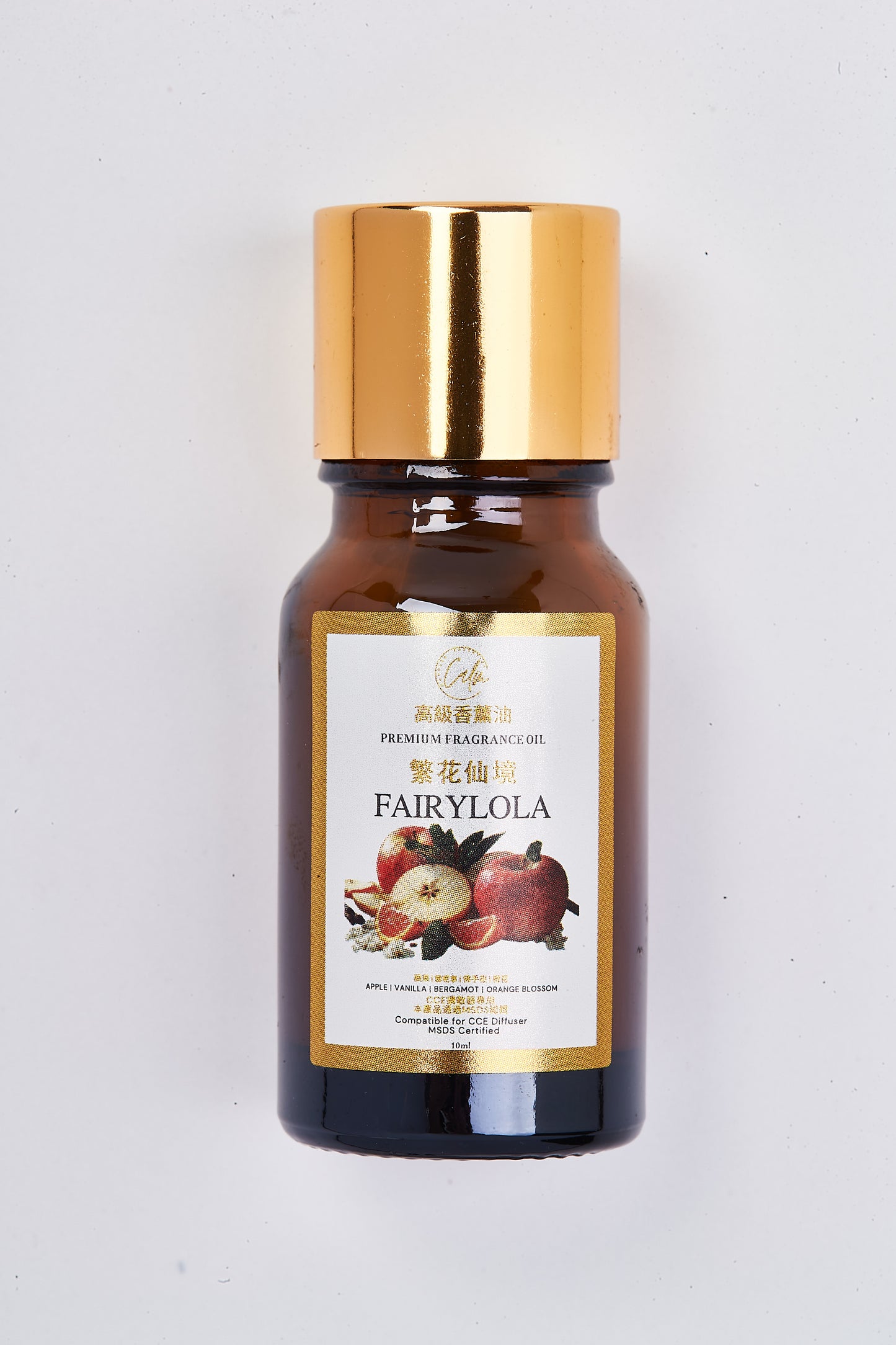 Calm Candles Essential - Fairylola Fragrance Oil Infused with Bergamot, Apple & Vanilla for Diffusers, Soap Making, Candles, Lotion, Home Scents, Linen Spray, Bath Bombs, Waterless Diffusers (50mL)