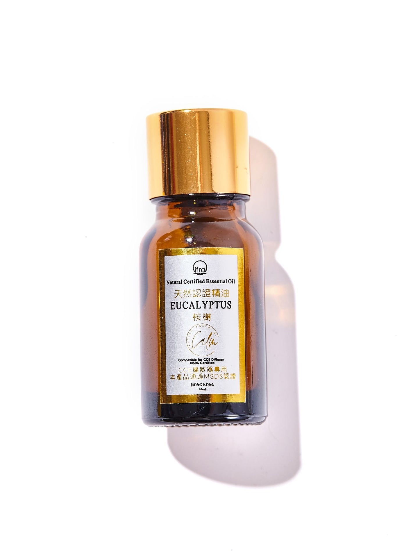 Calm Candles Essential -  Eucalyptus IFRA Certified Organic, Undiluted, Natural Essential Oil - Healing , Pure  & Refreshing Aromatherapy - Clear Your Senses, Certified Quality for Holistic Well-Being & Respiratory Health Support - 10ml