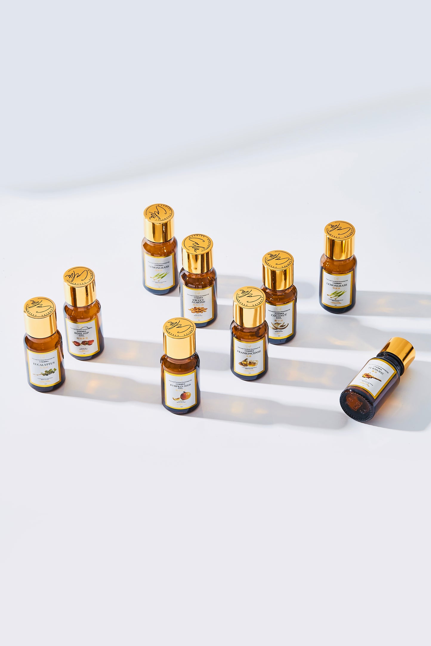 Calm Candles Essential - Turmeric Oil Certified Organic, Undiluted, Natural Essential Oil - Healing , Pure  & Refreshing Aromatherapy - Clear Your Senses, Certified Quality for Holistic Well-Being & Respiratory Health Support - 10ml