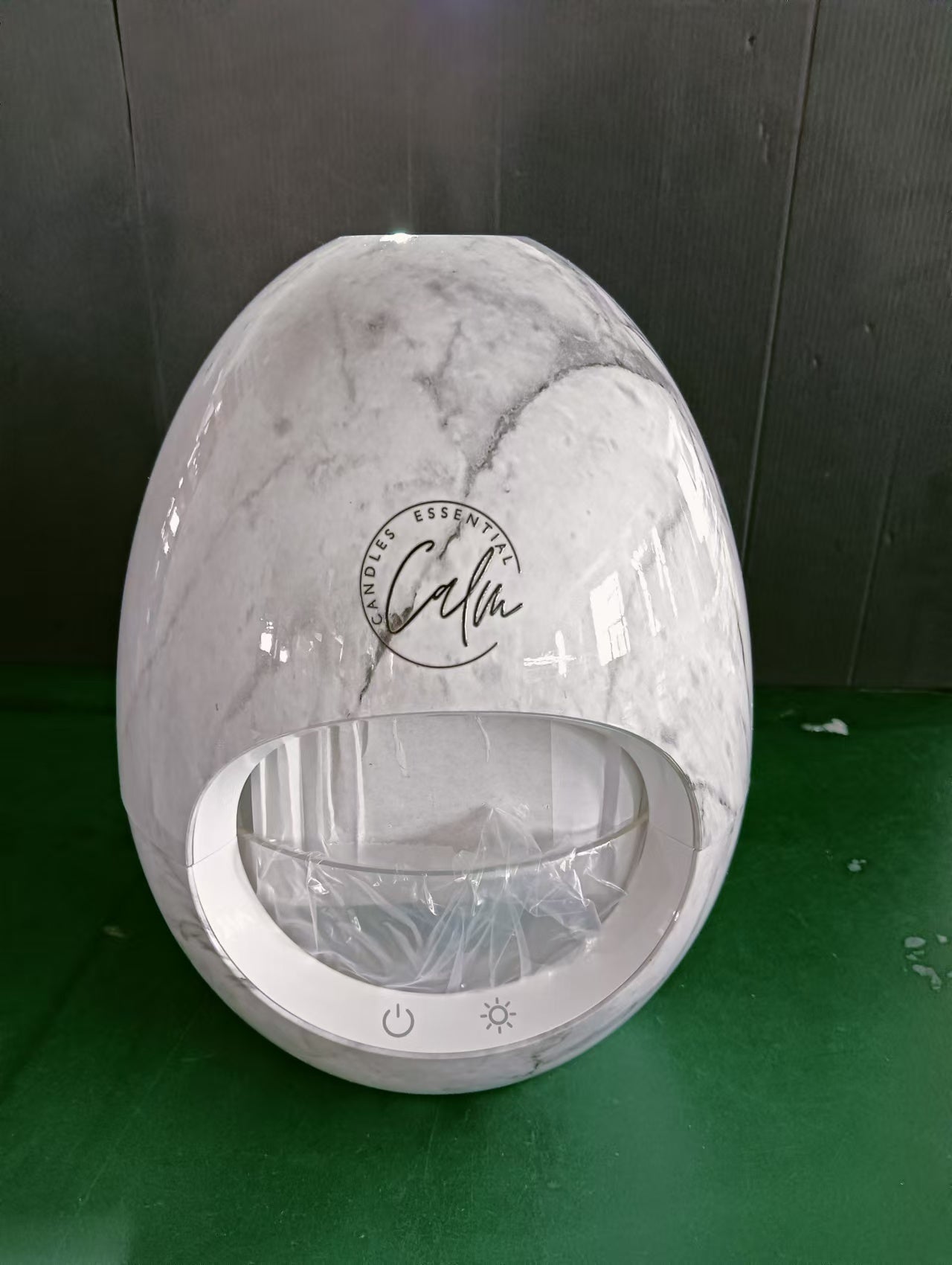 Calm Candles Essential - 3-in-1 Oil Night Light Diffuser Ionic 100% Pure Himalayan Rock Therapy Rock Lamp 250ml water capacity Auto-Off with for Home Living Room Bedroom