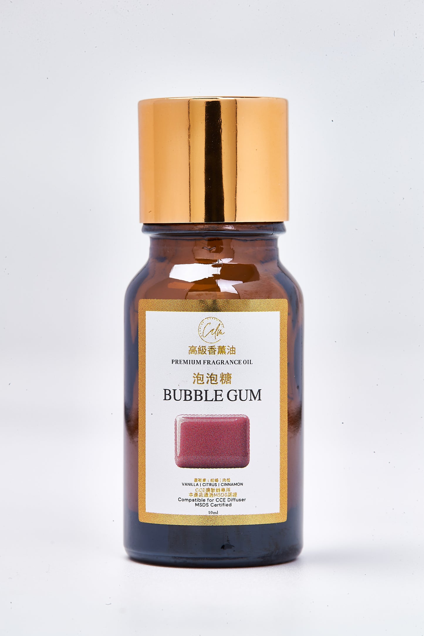 Calm Candles Essential - Certified Premium Fragrance Oil Bubble Gum Scented Oil 50ml - for Candle Making, Soap Making & Diffuser.