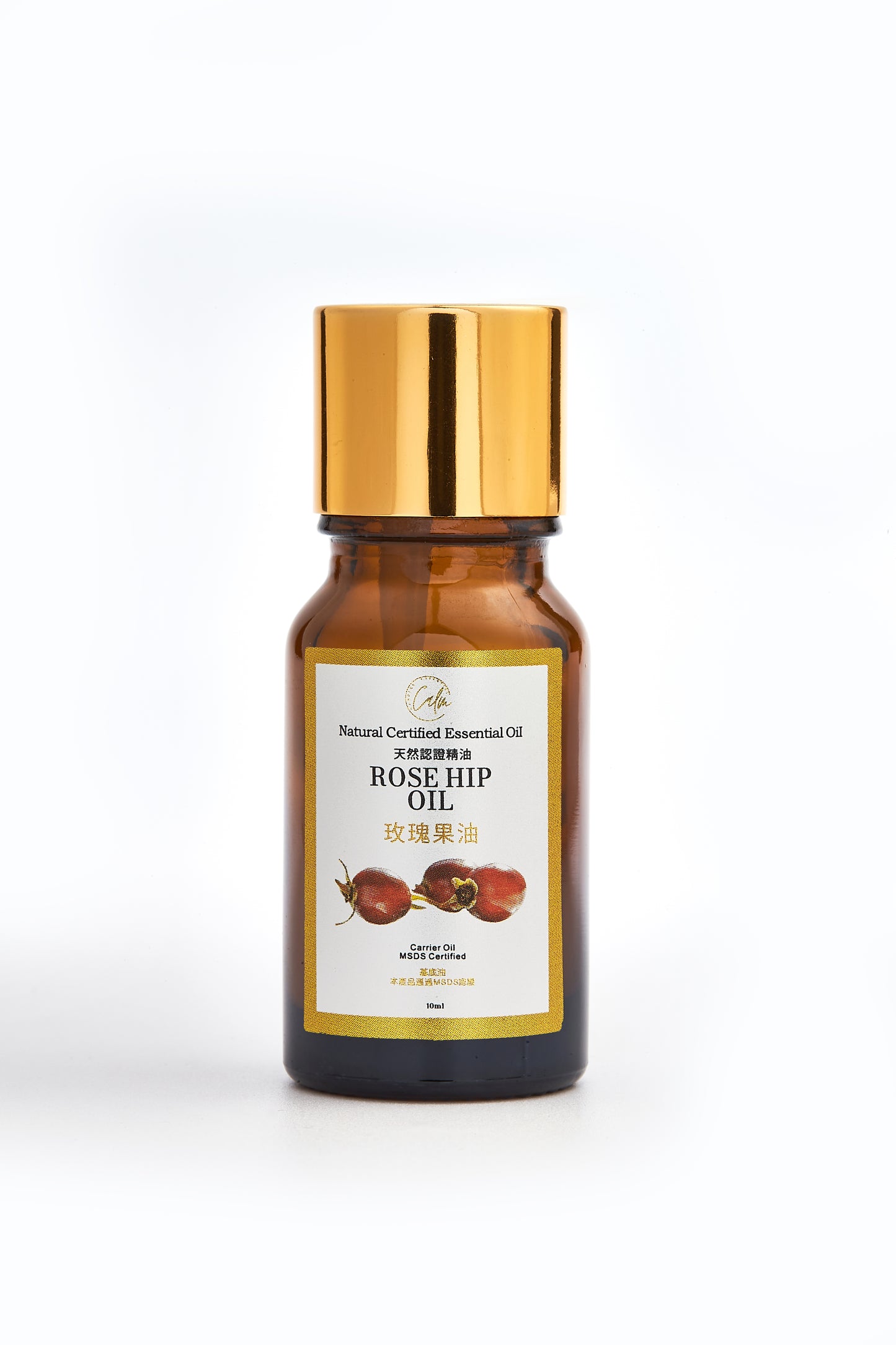 Calm Candles Essential - Rosehip Certified Organic, Undiluted, Natural Essential Oil - Healing , Pure  & Refreshing Aromatherapy - Clear Your Senses, Certified Quality for Holistic Well-Being & Respiratory Health Support - 10ml