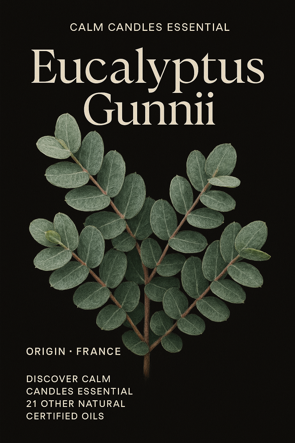 Calm Candles Essential -  Eucalyptus IFRA Certified Organic, Undiluted, Natural Essential Oil - Healing , Pure  & Refreshing Aromatherapy - Clear Your Senses, Certified Quality for Holistic Well-Being & Respiratory Health Support - 10ml