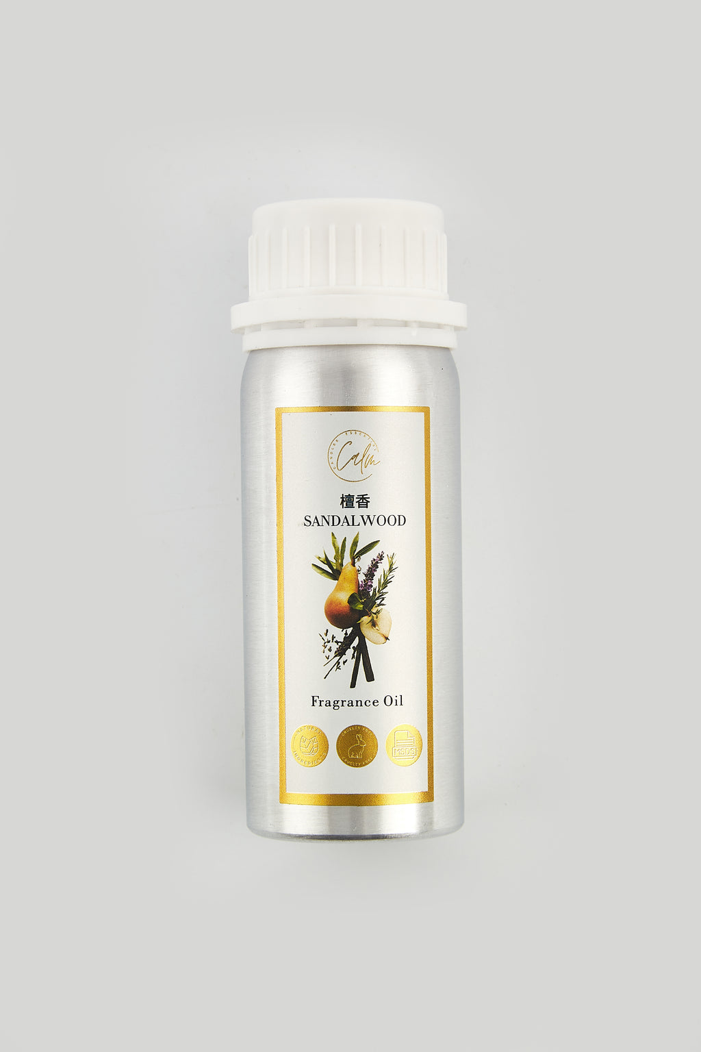 Calm Candles Essential 100ml Diffusor-Nachfüllpackung – Yuzu, Geranie, Zeder, Moschus, Orangenblüte, Piña Colada & Sandelholz