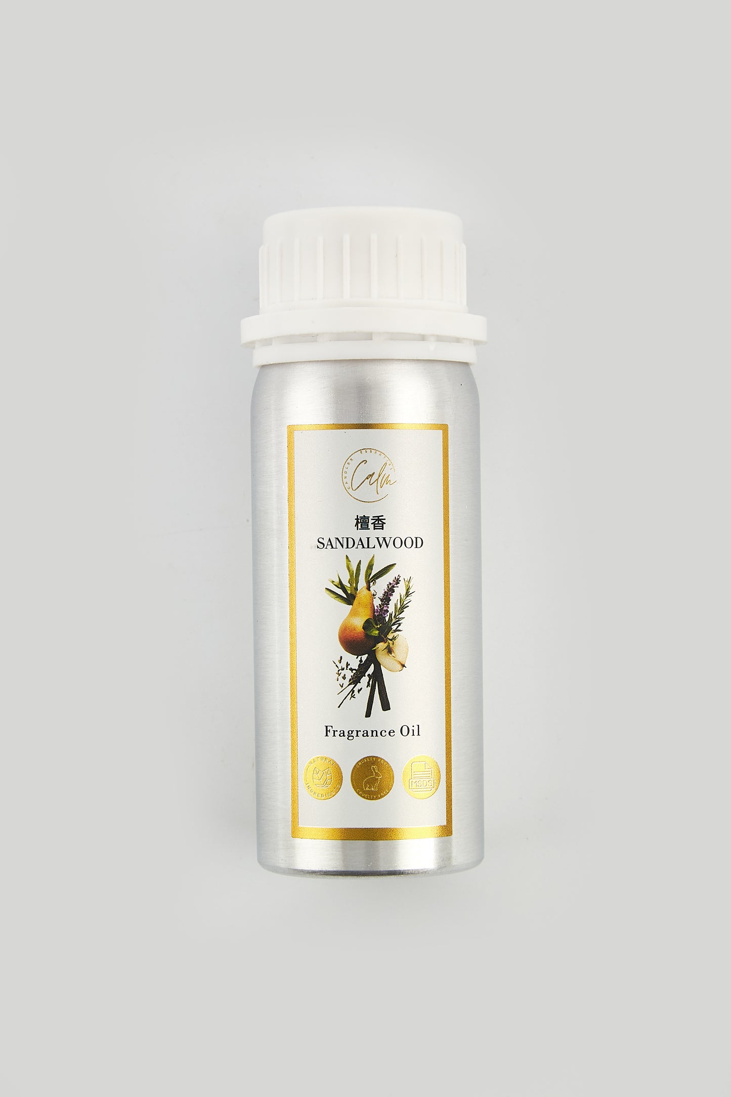 Calm Candles Essential 100ml Diffuser Refill – Yuzu, Geranium, Cedar, Musk, Orange Blossom, Piña Colada & Sandalwood