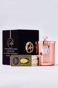 Pumpkin Spice Latte Rose Gold Metall Kerzenkollektion | Hergestellt aus hochwertigem Kokosnusswachs und Kirschholzdocht Bis zu 60+ Stunden Brenndauer - Calm Candles Essential