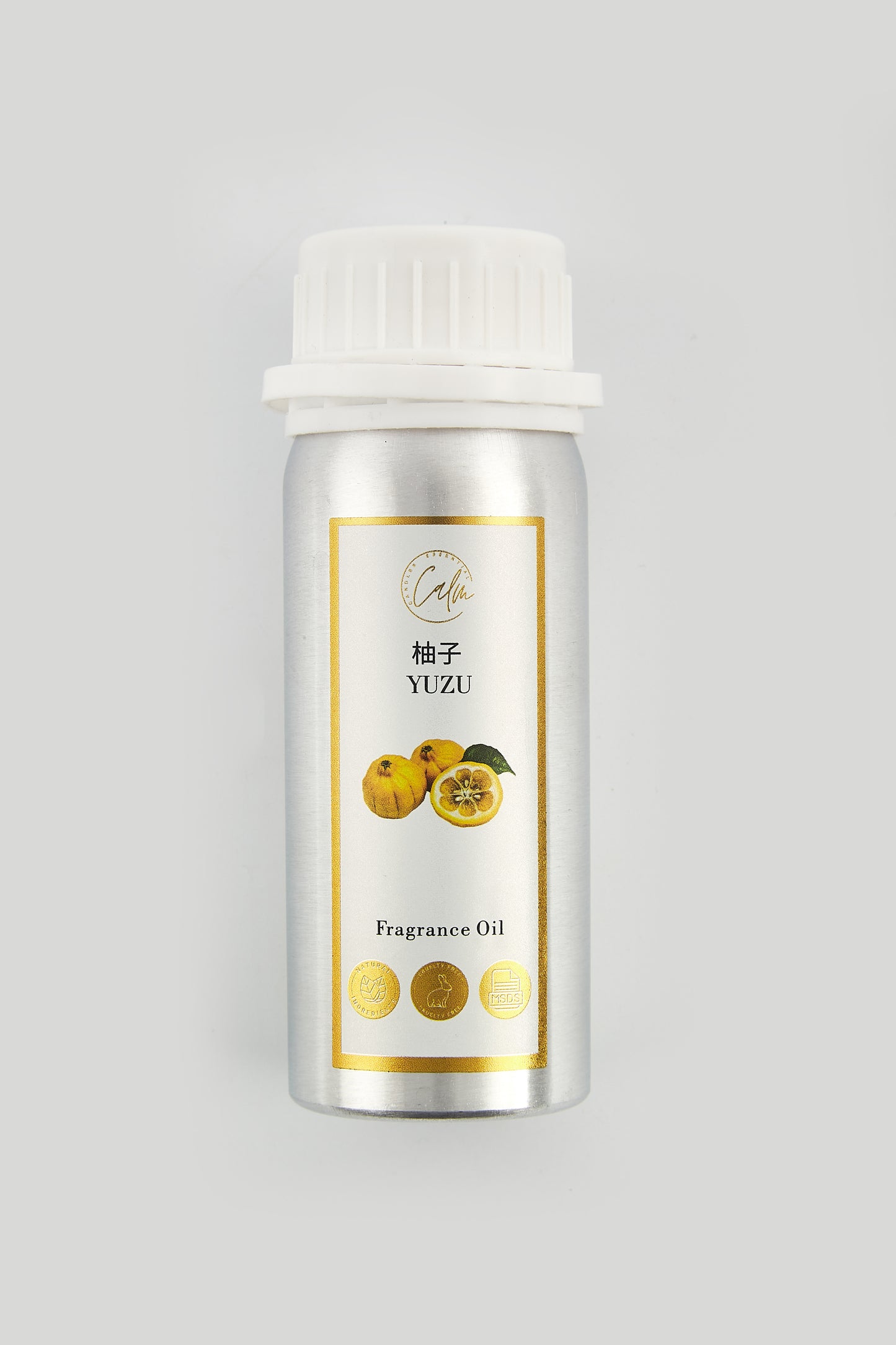 Calm Candles Essential 100ml Diffuser Refill – Yuzu, Geranium, Cedar, Musk, Orange Blossom, Piña Colada & Sandalwood