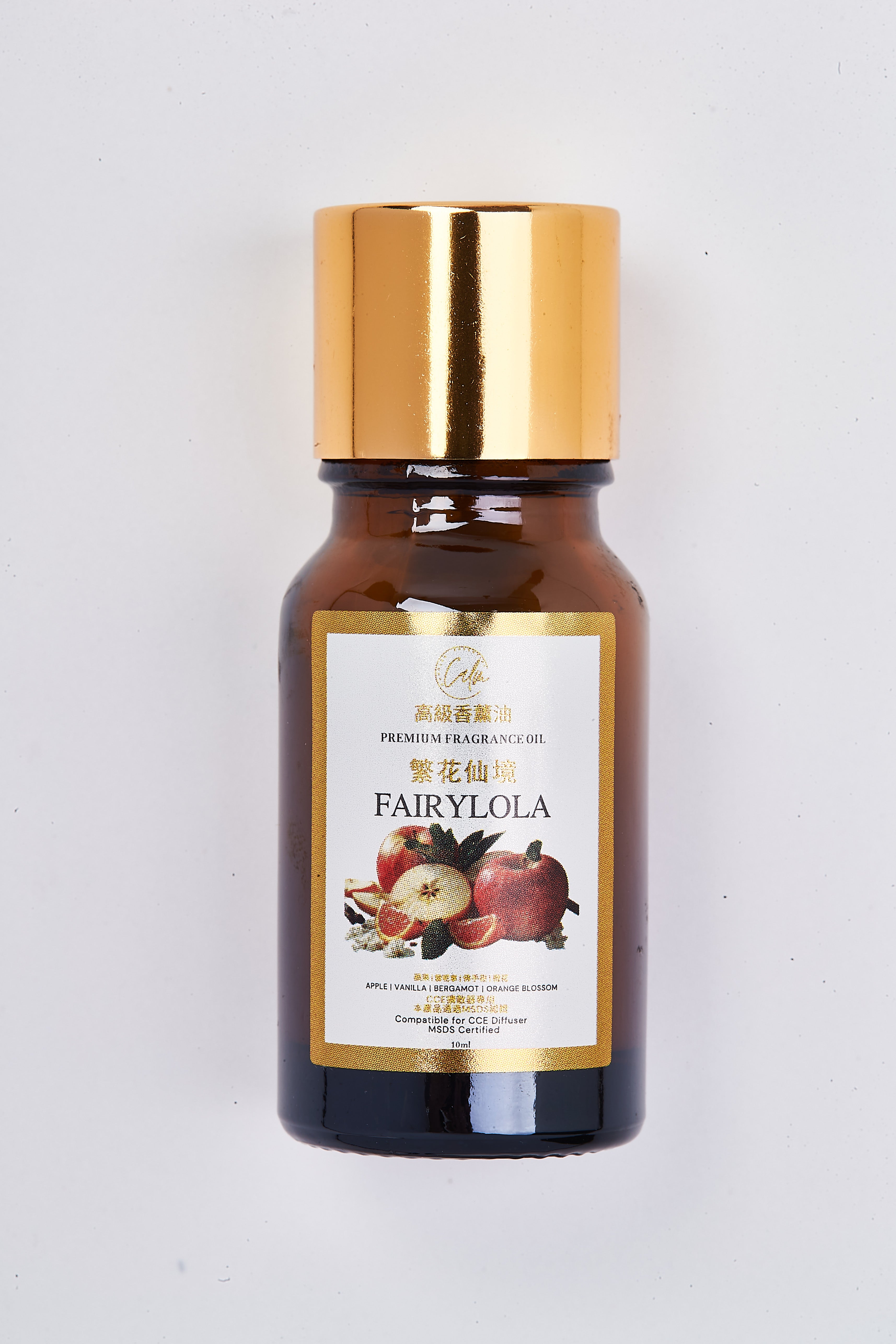 Calm Candles Essential - Fairylola Fragrance Oil Infused with Bergamot, Apple & Vanilla for Diffusers, Soap Making, Candles, Lotion, Home Scents, Linen Spray, Bath Bombs, Waterless Diffusers (50mL)