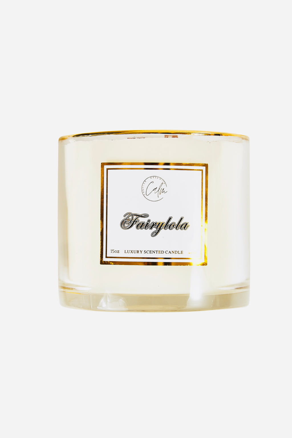 Calm Candles Essential – Fairylola für Ruhe & Ausgeglichenheit Holzdochtkerze | Luxuriöse Duftkerze aus Sojawachs im Glas | Handgegossen | Intensiver, langanhaltender Duft (445 ml – XLarge)