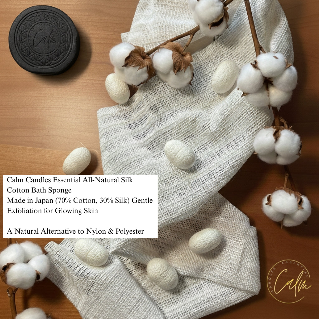 Calm Candles Essential Cold-Pressed Black Charcoal Peppermint Lemon Peel Soap, 150 g, Solid Bar Cleanser, Deep Cleansing & Deodorizing, Refreshing Mint Citrus, Made in Japan