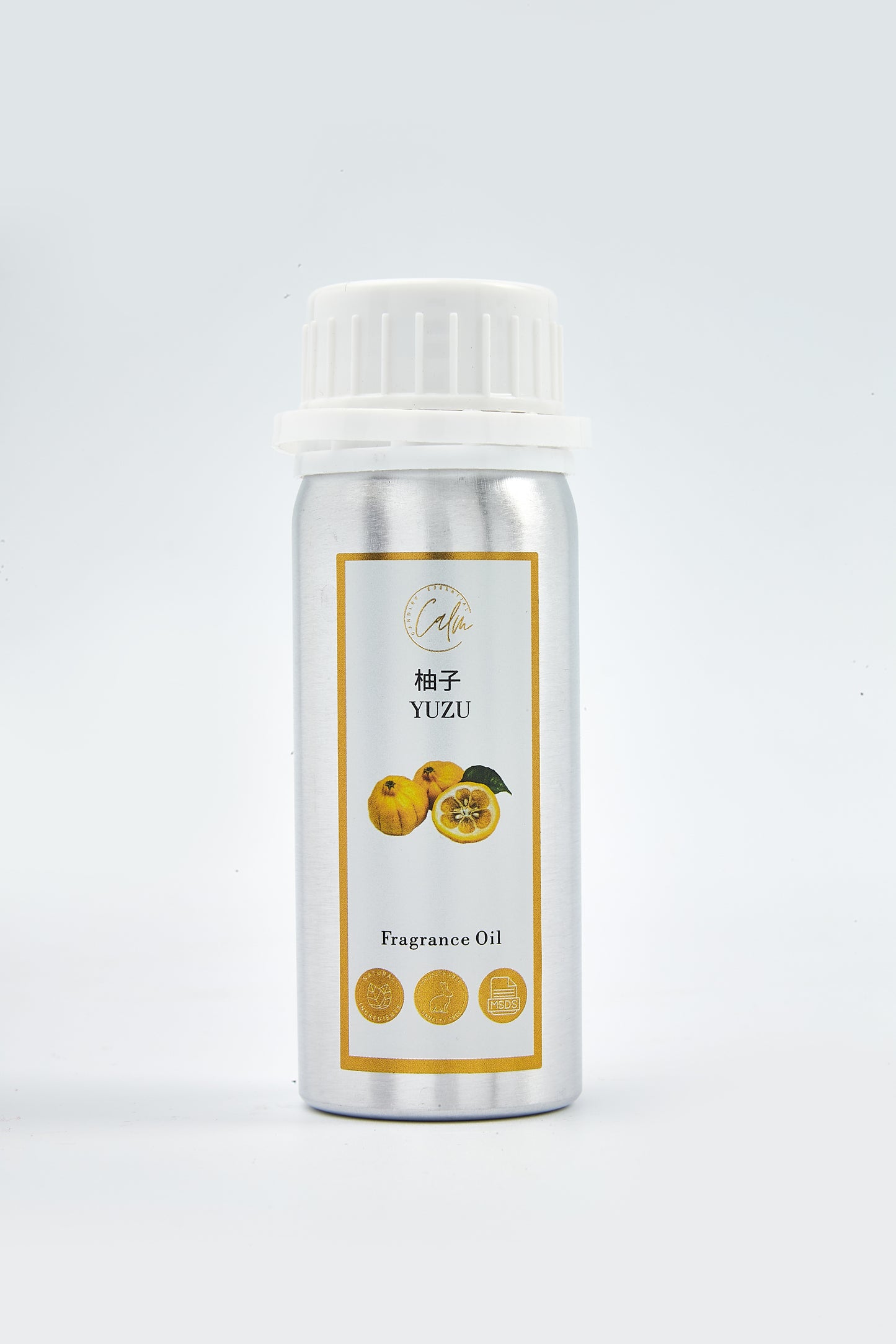 Calm Candles Essential 100ml Diffuser Refill – Yuzu, Geranium, Cedar, Musk, Orange Blossom, Piña Colada & Sandalwood