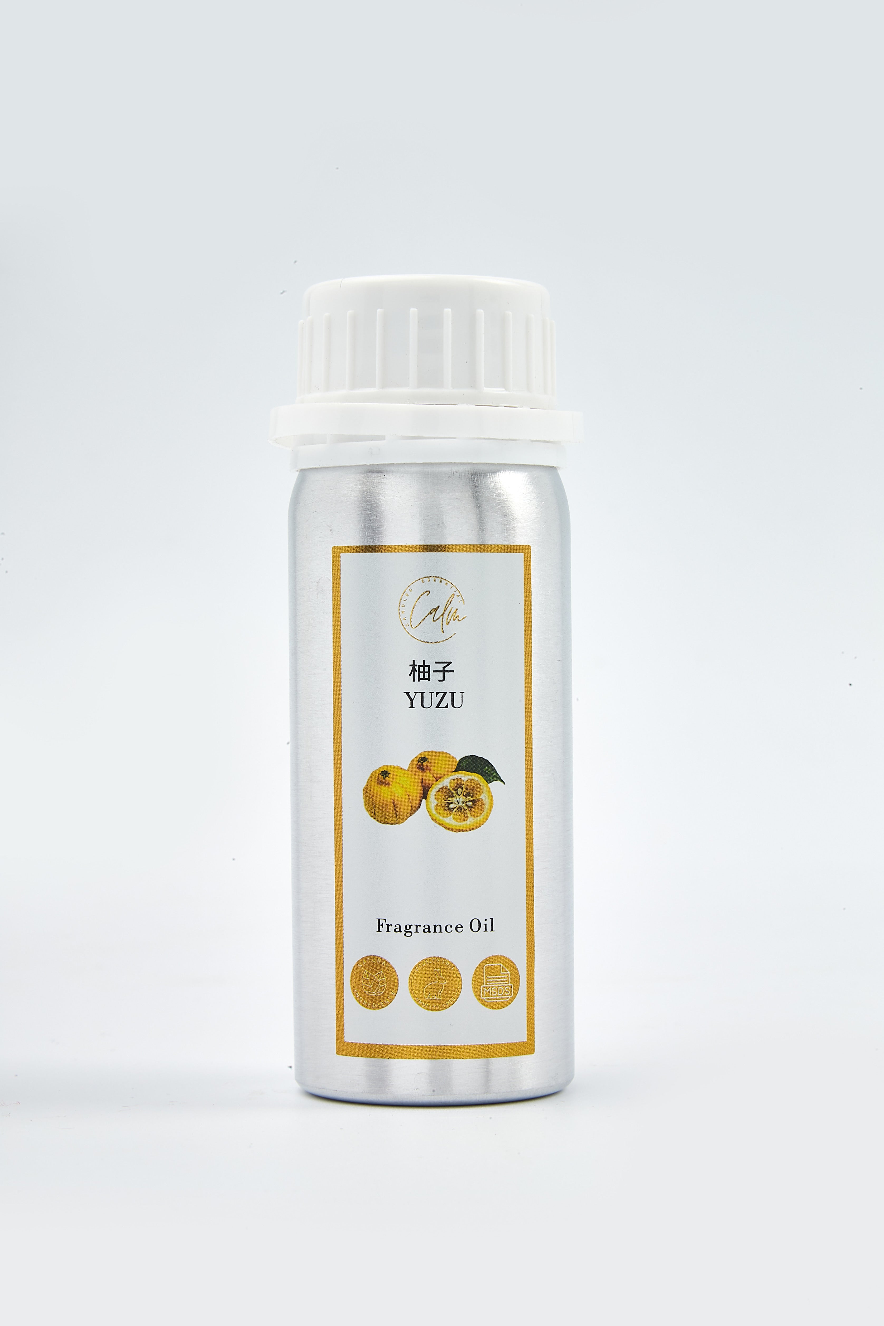 Calm Candles Essential 100ml Diffuser Refill – Yuzu, Geranium, Cedar, Musk, Orange Blossom, Piña Colada & Sandalwood