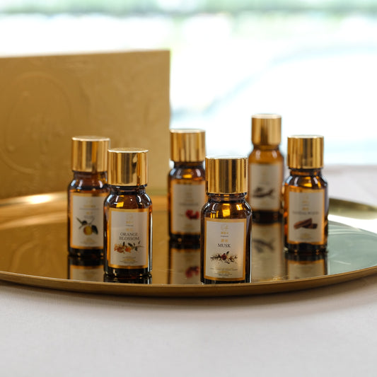 Calm Candles Essential | 6 Pieces - Natural 100% Plant Extract Fragrance Oils (10ml)
