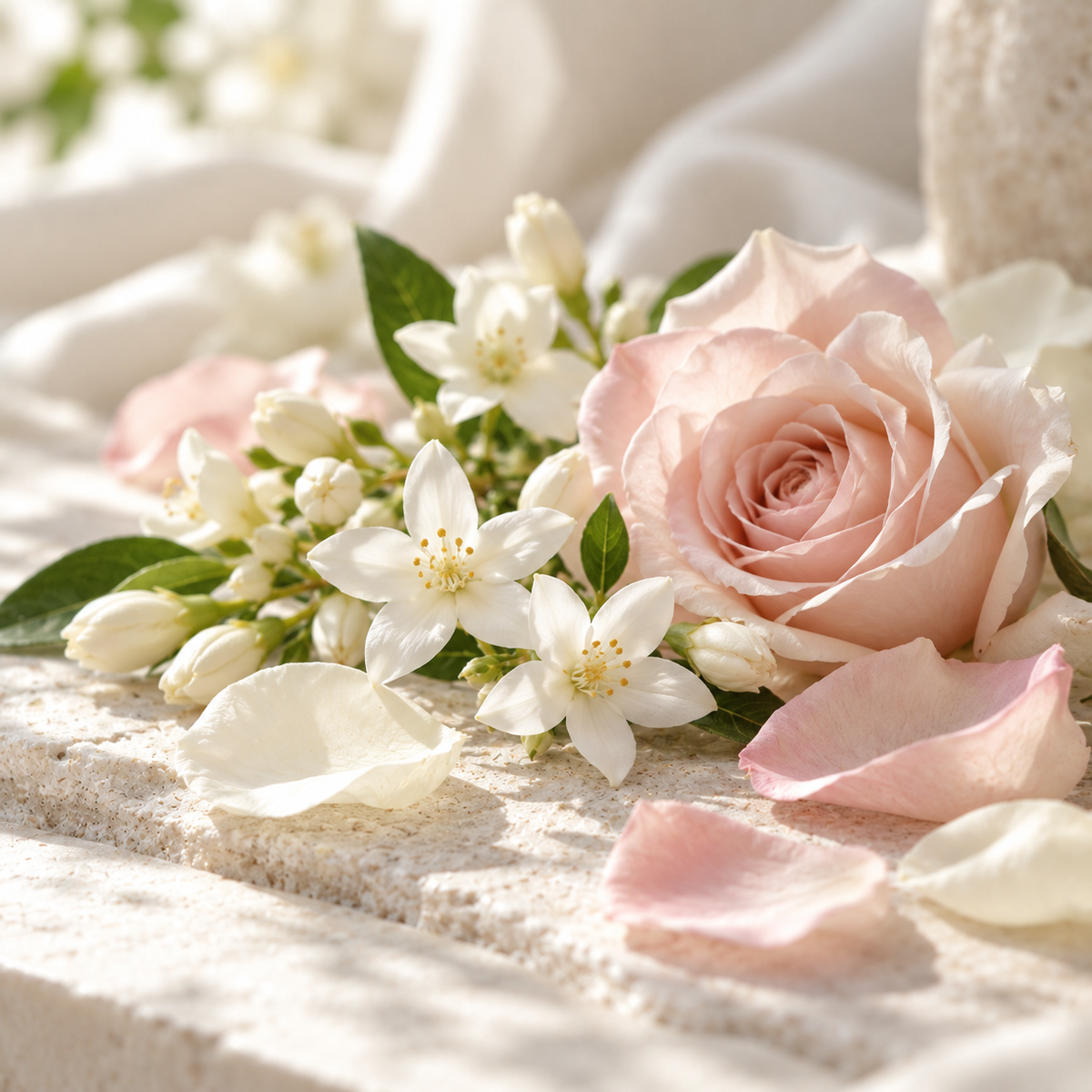 CCE-NOTE | Jasmine-Like Florals · Rose-Like Florals · Soft Petals | Heart