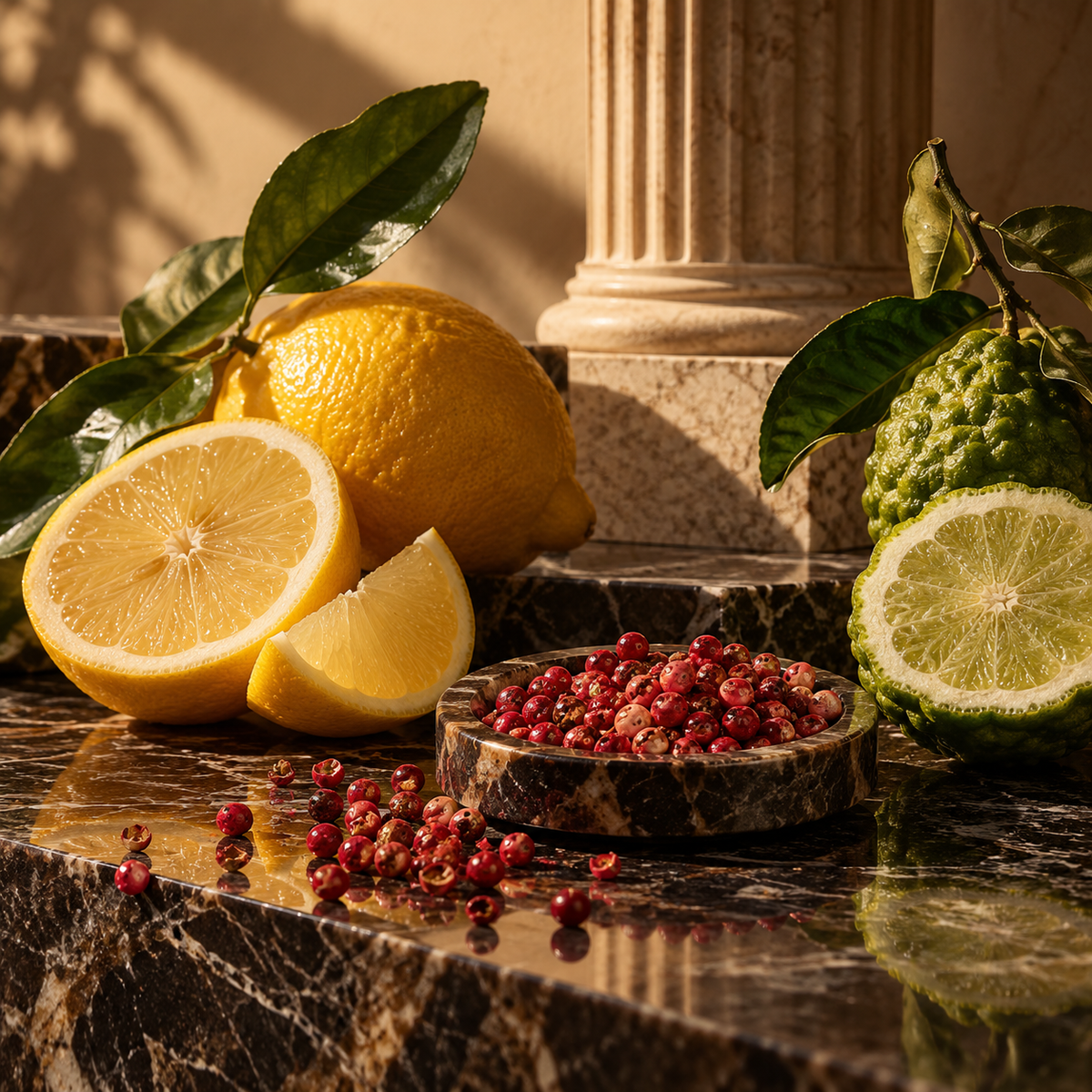 CCE-NOTE | Pink Pepper · Lemon · Sicilian Bergamot | Top