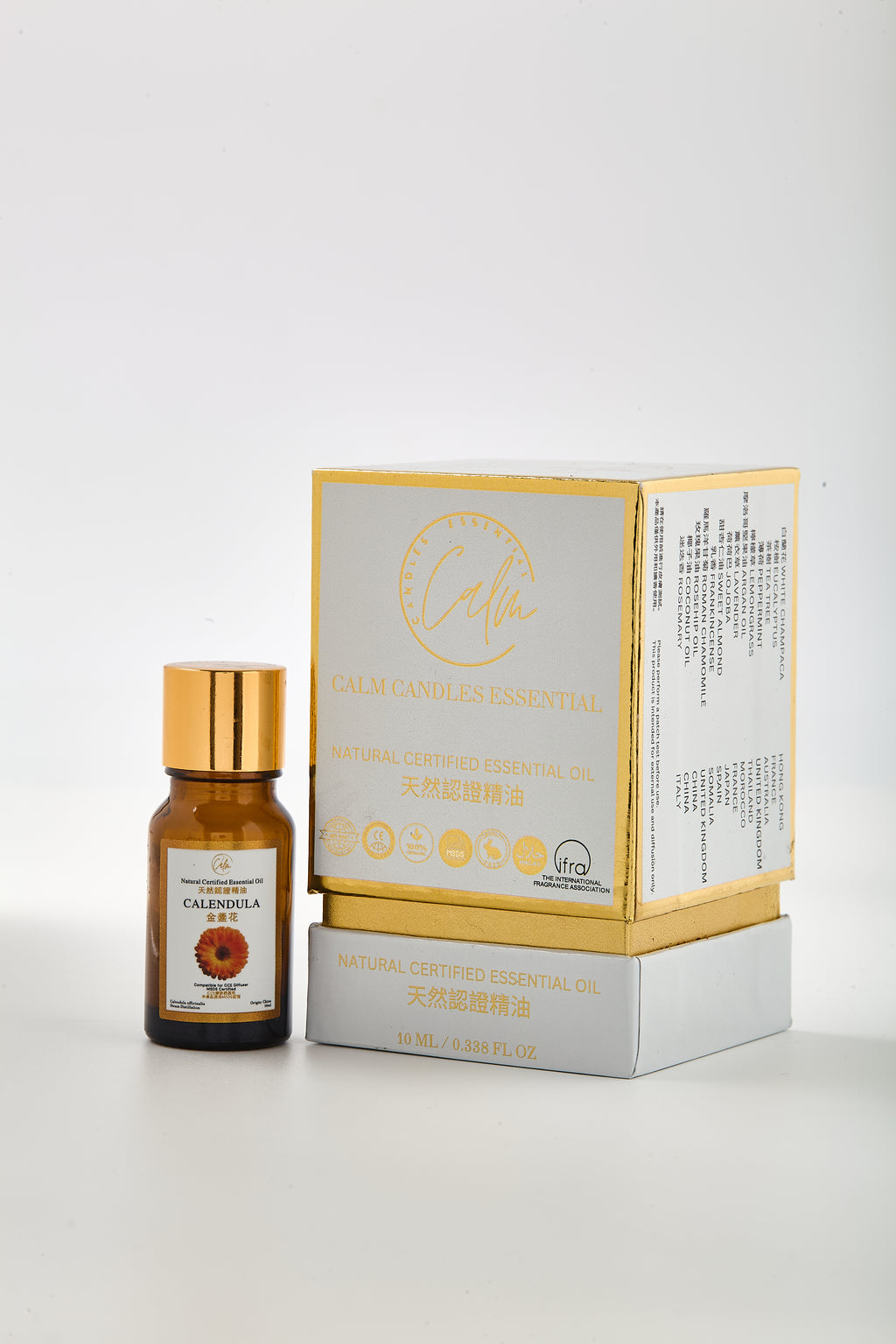 Ringelblumenöl 10ml | Calm Candles Essential – 100% reiner natürlicher Ringelblumenextrakt zur Hautregeneration, Beruhigung & Pflege empfindlicher Haut