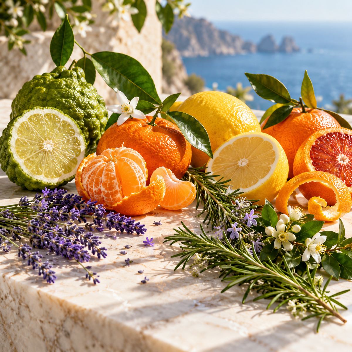 CCE-NOTE | Bergamot · Mandarin Orange · Lemon · Bitter Orange · Lavender · Rosemary · Myrtle | Top