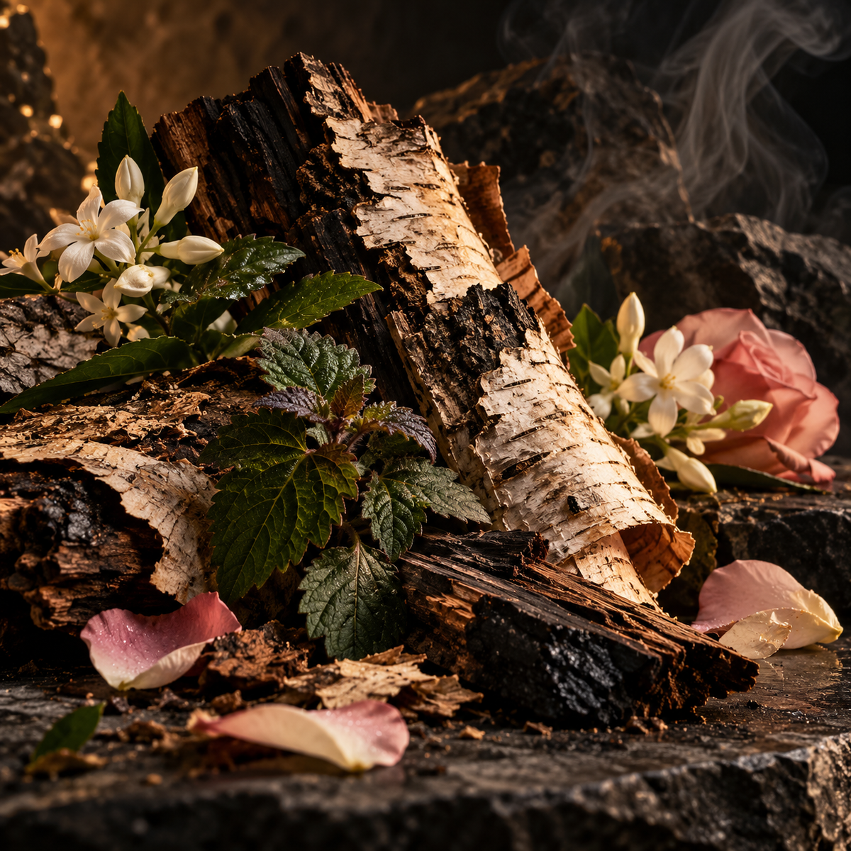 CCE-NOTE | Birchwood · Patchouli · Moroccan Jasmine · Rose | Heart