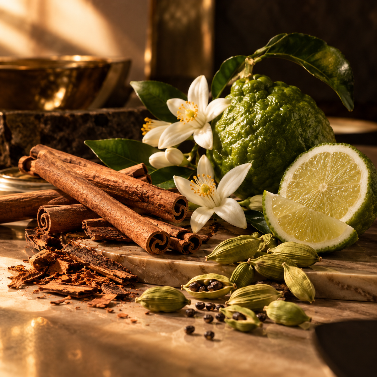 CCE-NOTE | Cinnamon · Orange Blossom · Cardamom · Bergamot | Top
