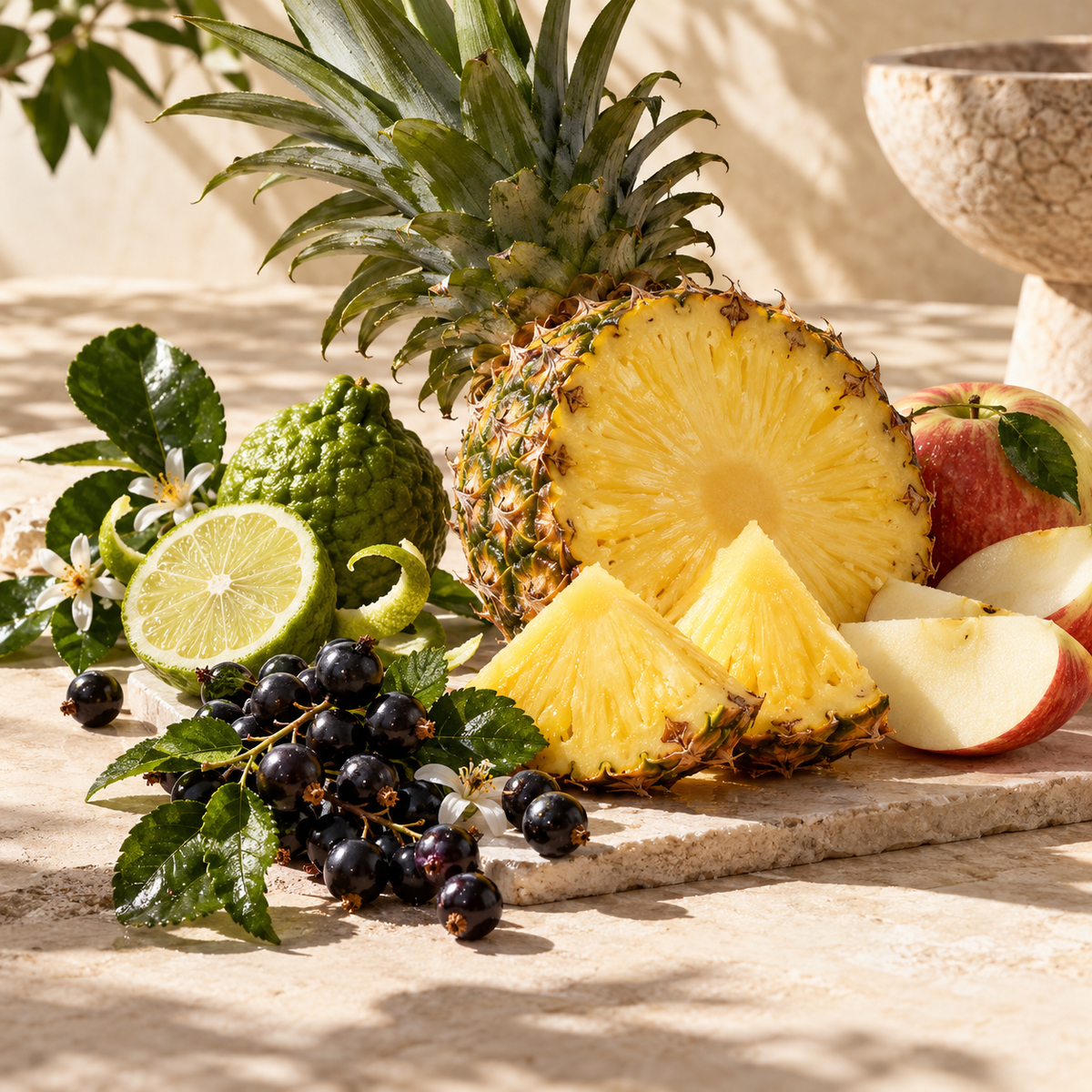 CCE-NOTE | Pineapple · Bergamot · Blackcurrant · Apple | Top