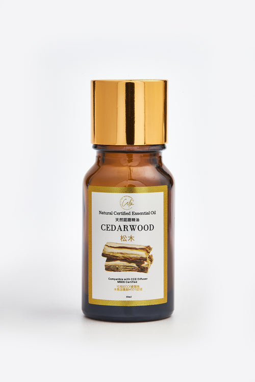 Calm Candles Essential - Cedarwood Certified Organic, Undiluted, Natural Essential Oil - Healing , Pure  & Refreshing Aromatherapy - Clear Your Senses, Certified Quality for Holistic Well-Being & Respiratory Health Support - 10ml