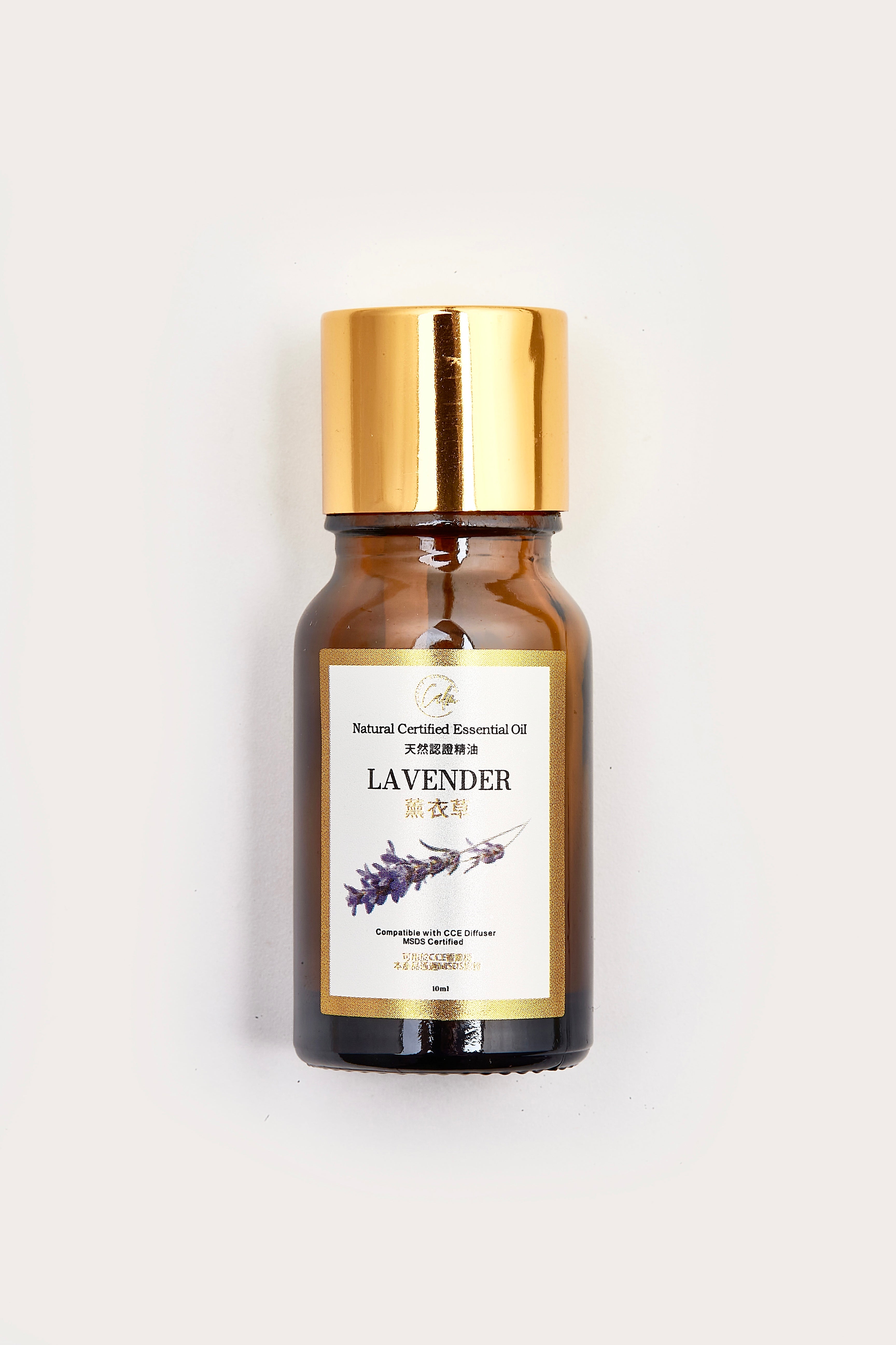 Calm Candles Essential - Organic IFRA Certified Lavender Essential Oil - 100% Pure Natural for Aromatherapy Diffuser for Diffuser, Aromatherapy, Hair Care, Skin Care, Sleep. (10mL)