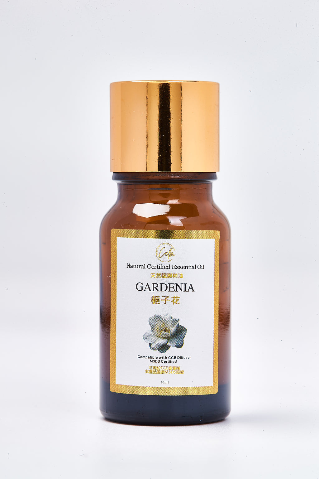 Calm Candles Essential – Gardenia Ätherisches Öl 10ml – Reine Blumen-Aromatherapie zur Linderung von Angstzuständen, Förderung von Schlaf & Stimmung | Für Diffusor geeignet