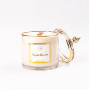 Calm Candles Essential - English Lavender Wooden Wicks Candle, Luxury Scented Soy Wax Jar Candle | Hand Poured | Highly Scented Long Lasting (15oz/445ml- XLarge)