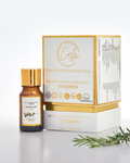 Calm Candles Essential – Zertifiziertes Bio-Rosmarinöl, unverdünnt & natürlich – Nährende, feuchtigkeitsspendende & heilende Aromatherapie – Fördert die Hautgesundheit & das allgemeine Wohlbefinden – 10ml