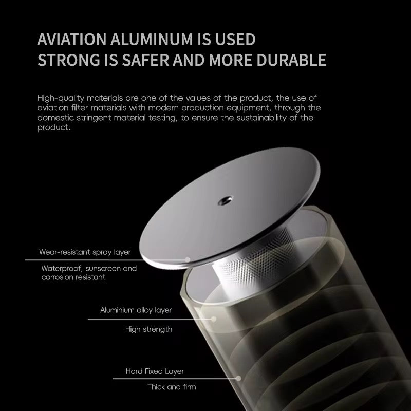 Calm Space 1000 - Free Fragrance & Stand (Industrial) Large Area Waterless Essential Oil Diffuser, Cordless Rechargeable Diffuser, Smart Bluetooth Diffuser, Luxury Wireless Aromatherapy Diffusers for Home, Office & Hotels, Champagne Gold- 10000 mah
