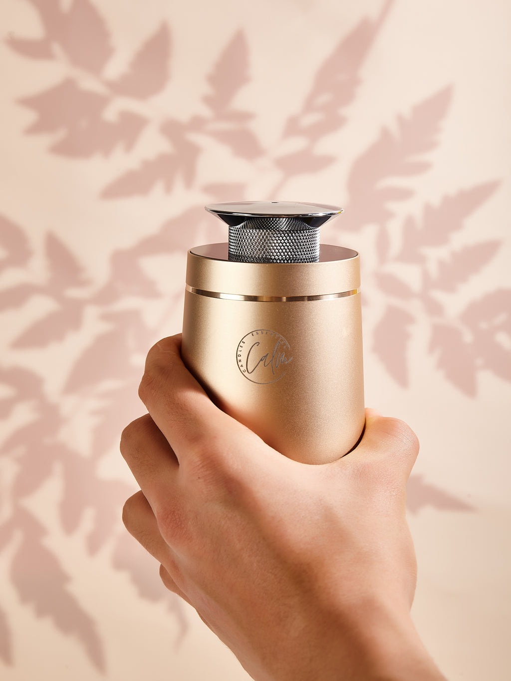 Calm Candles Essential | 10ml Cordless  Touch Screen Professional Grade Diffuser Waterless Rechargeable Portable Mini Essential Oil Car Aroma Diffuser without oil (2000mah,Gold)