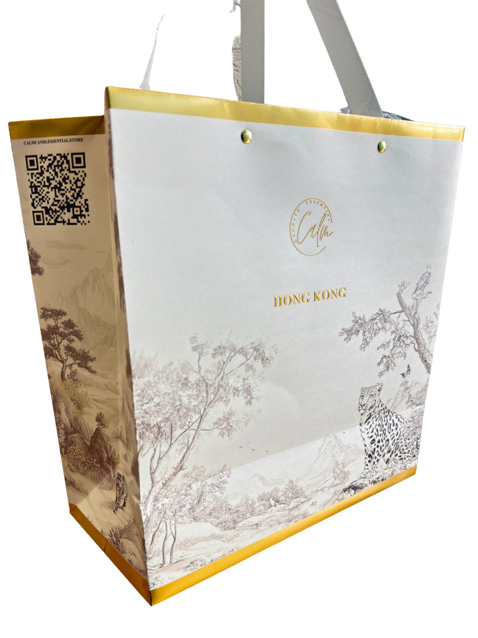 Calm Candles Essential Gift Bag – 300mm x 320mm x 150mm | Elegant, Spacious Packaging for Perfect Gifting