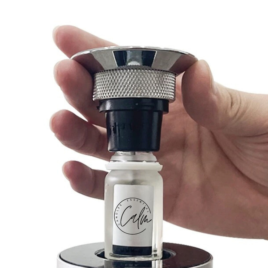 Calm Candles Essential Set – Deluxe Gift – 6 Parfum Oils for Any Diffuser + Portable 10ml Award-Winner