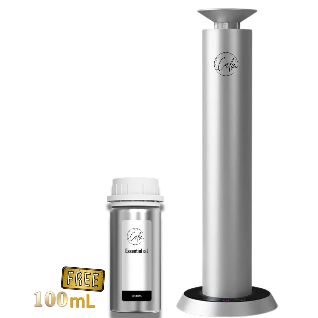 Calm Candles Essential Aroma Diffuser Mini Studio Pro:   Waterless Cordless Diffuser with Free 100ml Fragrance Oil - Type C (10,000 mah)