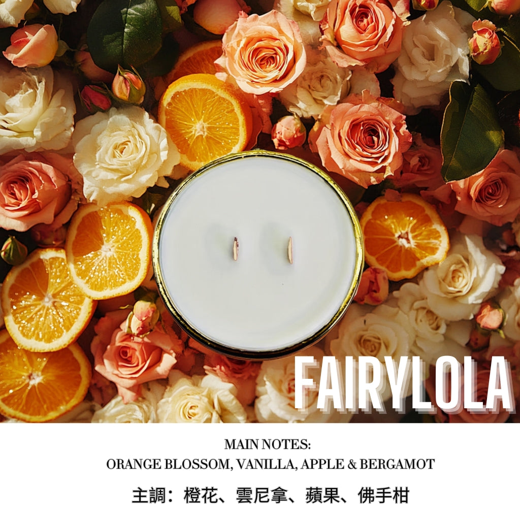 Calm Candles Essential - Fairylola for Tranquility & Balanced Atmosphere Wooden Wicks Candle| Luxury Scented Soy Wax Jar Candle | Hand Poured | Highly Scented Long Lasting (15 Oz/445ml - XLarge)