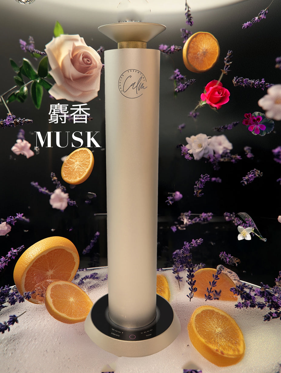 Calm Candles Essential Aroma Diffuser Mini Studio Pro:   Waterless Cordless Diffuser with Free 100ml Fragrance Oil - Type C (10,000 mah)
