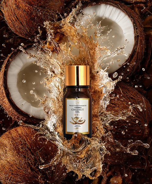 Calm Candles Essential - Coconut Oil Certified Organic, Undiluted, Natural Essential Oil - Nourishing, Moisturizing & Healing Aromatherapy - Enhance Skin Health & Overall Well-Being - 10ml