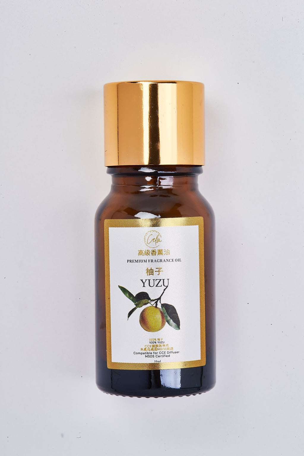Calm Candles Essential 10ml Yuzu Fragrance Oil – Organic Citrus Aromatherapy Blend with Fresh, Uplifting Notes