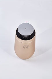 Calm Candles Essential | 10ml Cordless  Touch Screen Professional Grade Diffuser Waterless Rechargeable Portable Mini Essential Oil Car Aroma Diffuser without oil (2000mah,Gold)