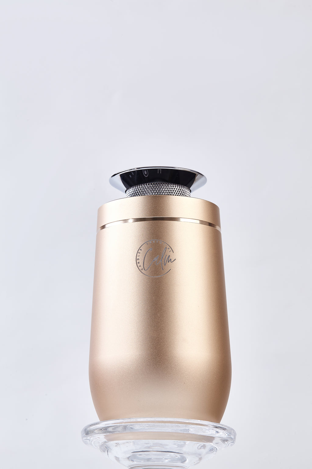 Calm Candles Essential | 10ml Cordless  Touch Screen Professional Grade Diffuser Waterless Rechargeable Portable Mini Essential Oil Car Aroma Diffuser without oil (2000mah,Gold)