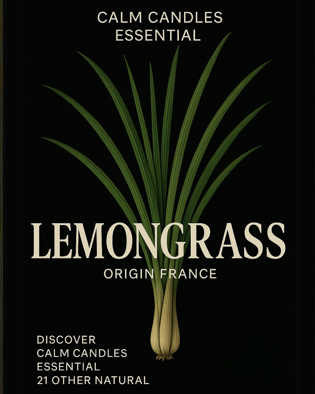 Calm Candles Essential - Lemongrass IFRA Certified Organic, Undiluted, Natural Essential Oil - Uplifting, Pure & Invigorating Aromatherapy - Revitalize Your Senses - Certified Quality for Holistic Wellness & Respiratory Support - 10ml