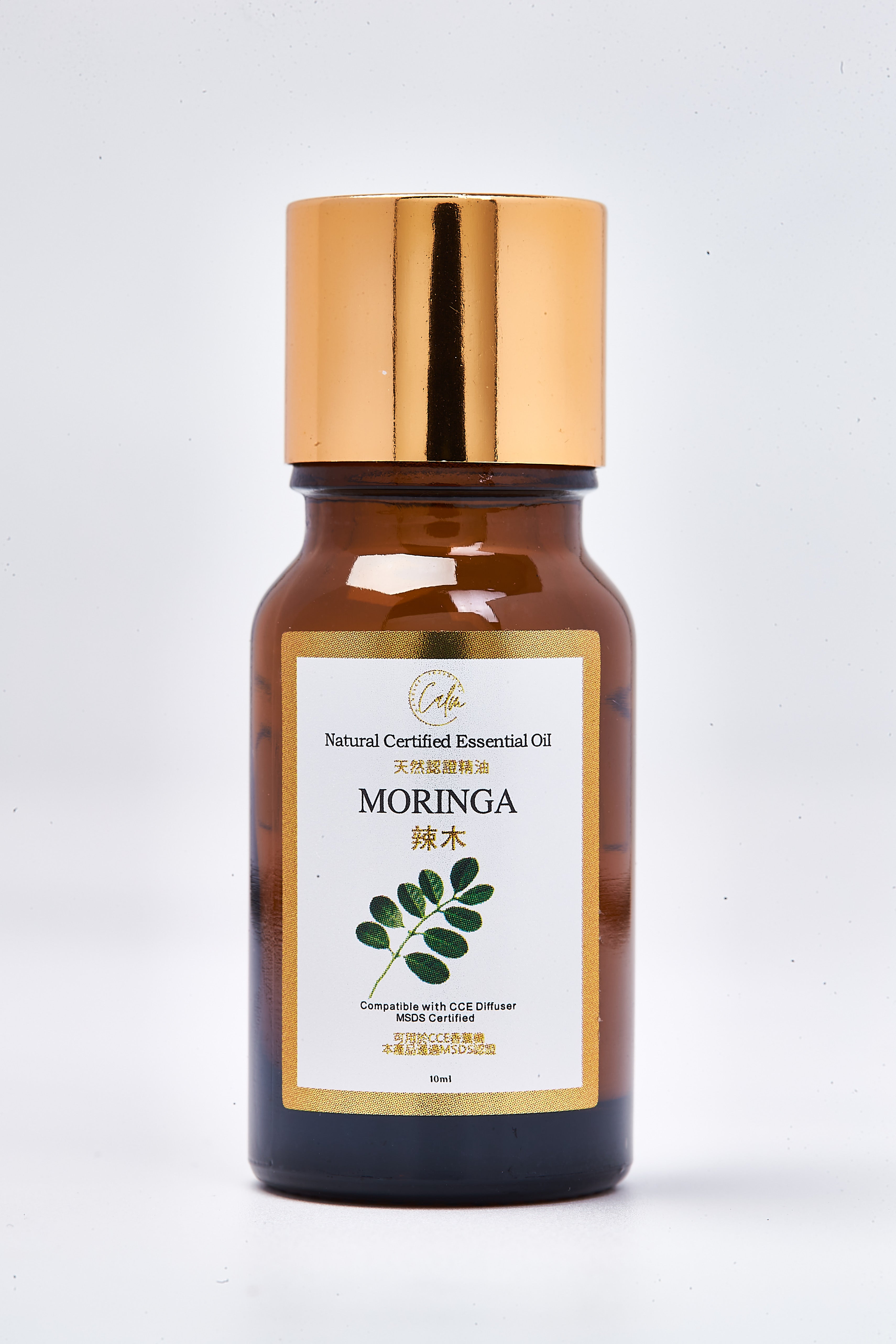 Calm Candles Essential – Certified Moringa Oil 10ml | Nourishing Botanical Extract for Skin Hydration, Healing & Wellness | 100% Natural, Diffuser-Ready