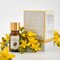 Calm Candles Johanniskrautöl Essentiell 10ml – Naturzertifiziertes Hypericumöl zur Hautregeneration, Narbenpflege & Tiefenheilung