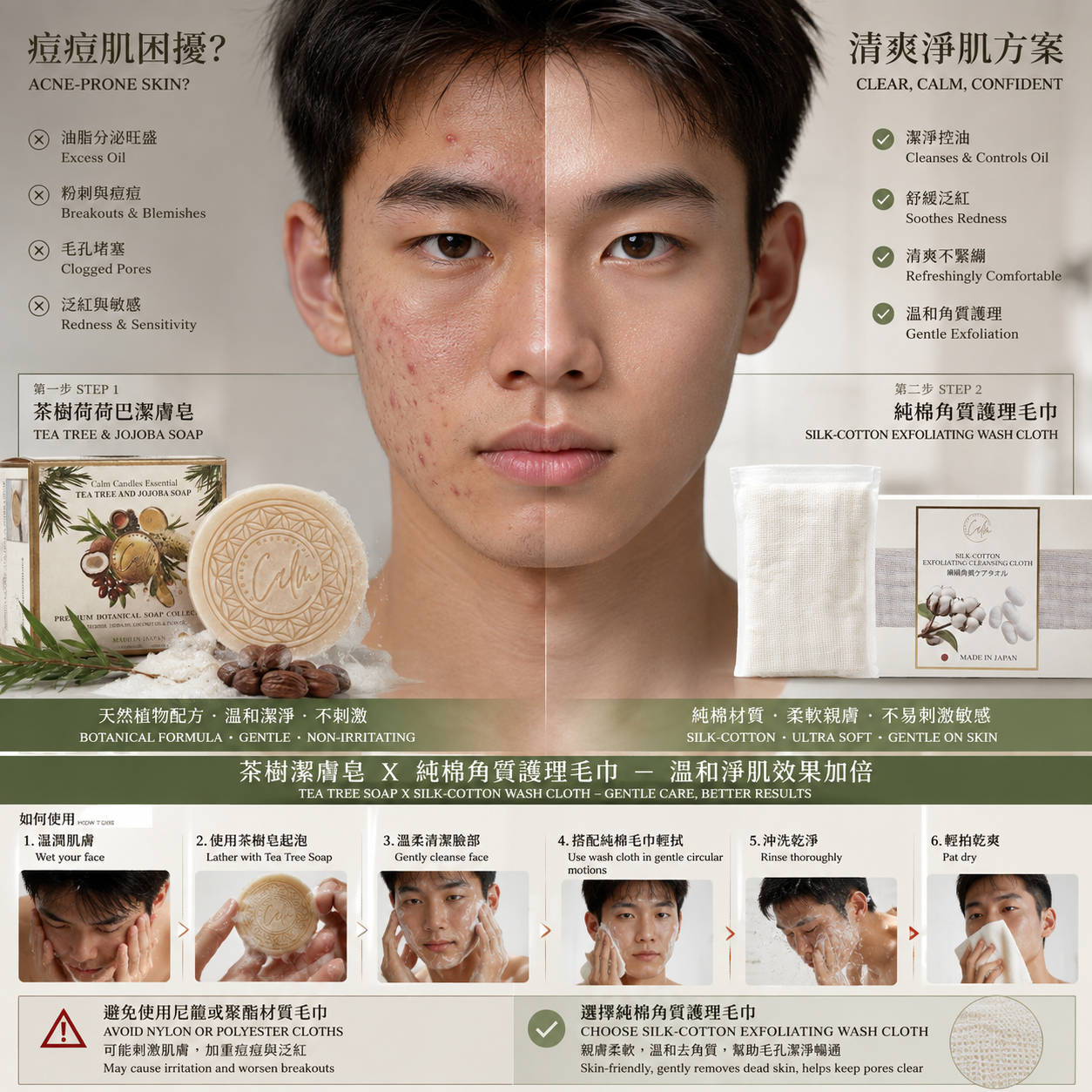 Tea Tree Before and After