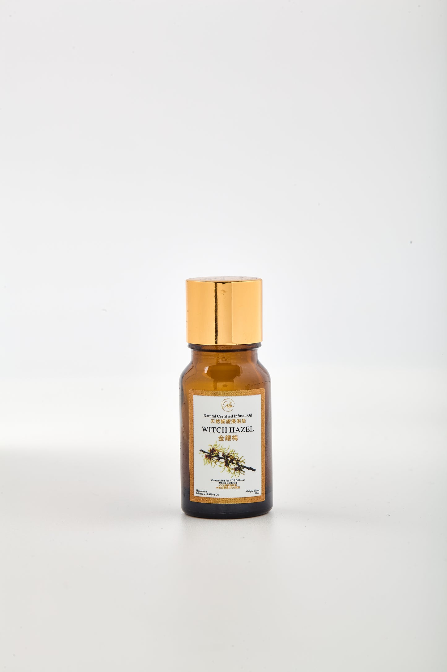 Witch Hazel Oil 10ml – Natural Astringent for Skin Tightening, Pore Minimizing & Acne Relief | Calm Candles Essential Premium Botanical Oil