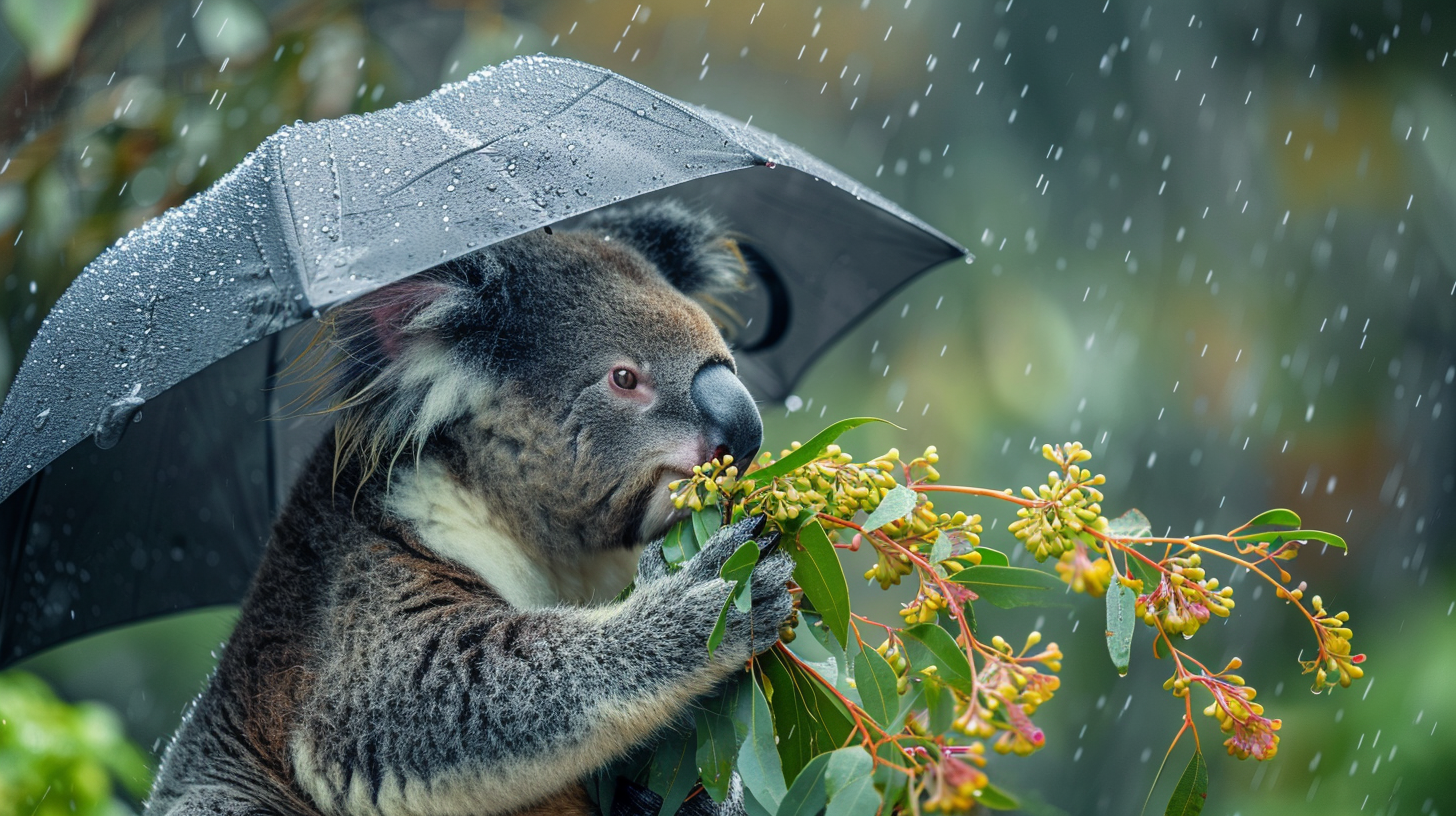 Load video: Eucalyptus has been a staple in the koala’s diet