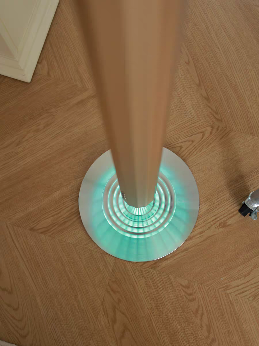 Calm Space 2000 - Free Fragrance & Stand LED Base(Industrial) Large Area Waterless Essential Oil Diffuser, Cordless Rechargeable Diffuser, Smart Bluetooth Diffuser, Luxury Wireless Aromatherapy Diffusers for Home, Office & Hotels, Champagne Gold- 20000mah
