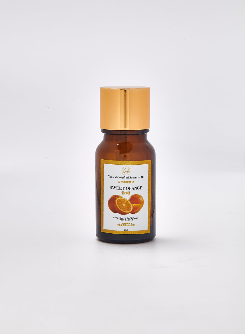 Calm Candles Essential – Süße Orange, zertifiziert Bio, unverdünnt, natürliches ätherisches Öl – Stimmungsaufhellende, erfrischende und belebende Aromatherapie | Steigert Energie, Entspannung und Raumduft – 10ml